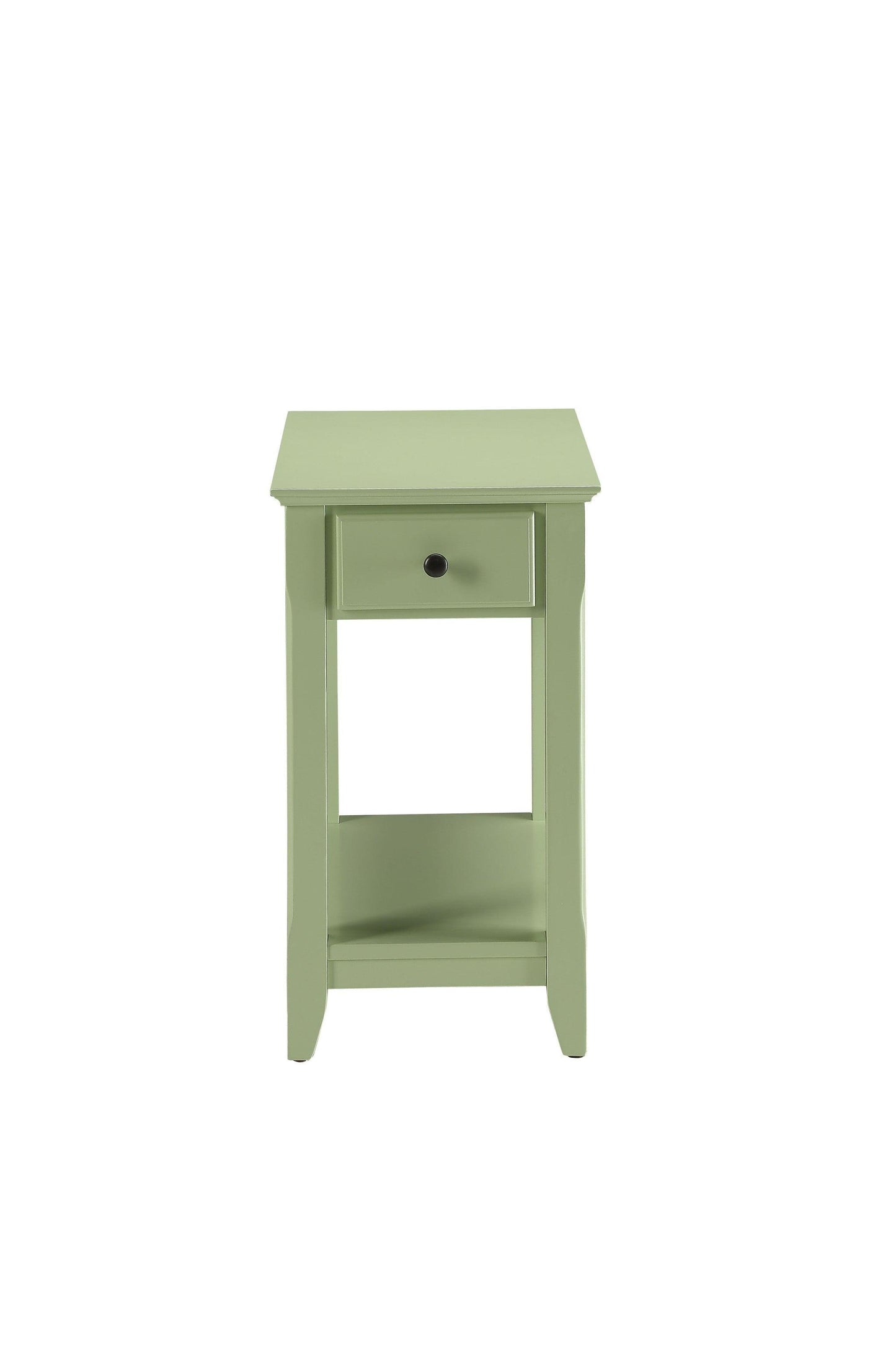Cutie Compact Walnut Finish Single Drawer End Table - AFS