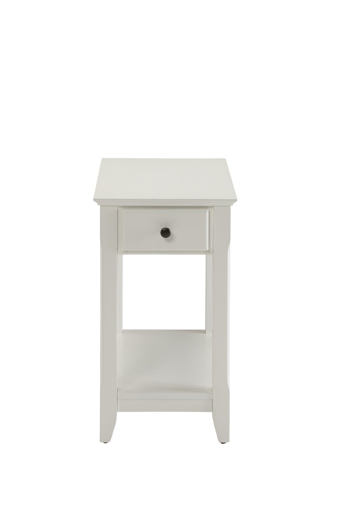 Cutie Compact Walnut Finish Single Drawer End Table - AFS