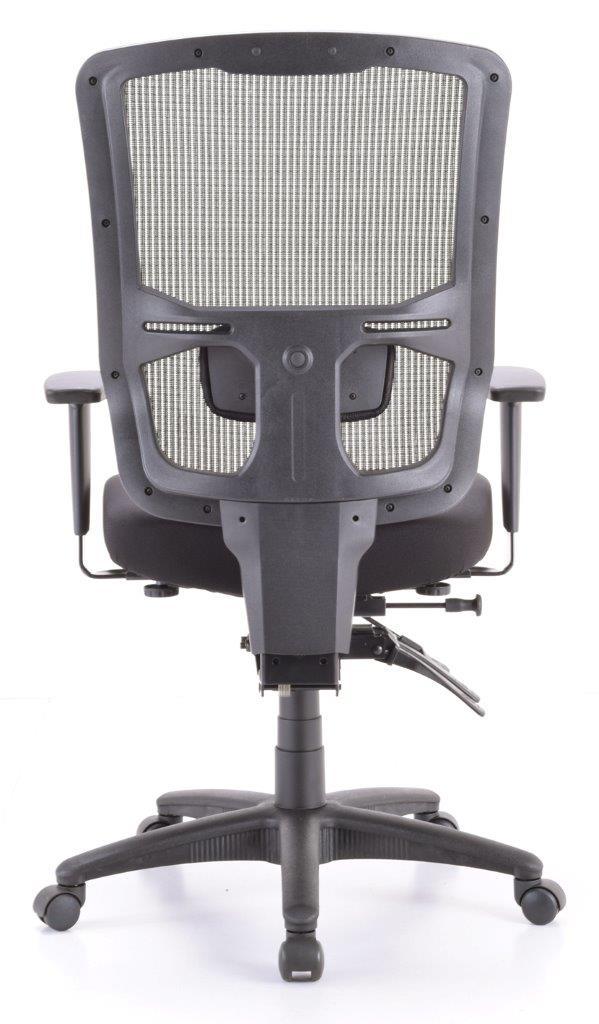 26.4" x 24.8" x 41.7" Black Mesh Fabric Chair - AFS