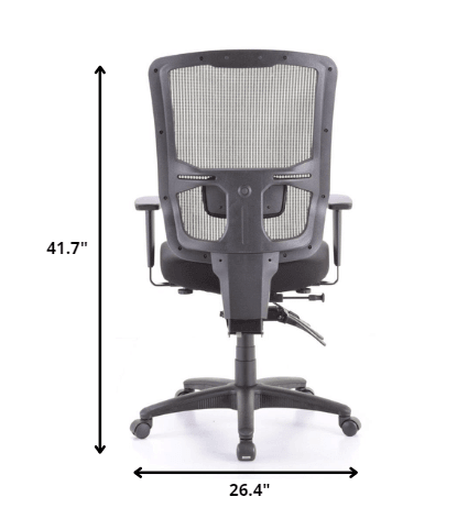 26.4" x 24.8" x 41.7" Black Mesh Fabric Chair - AFS