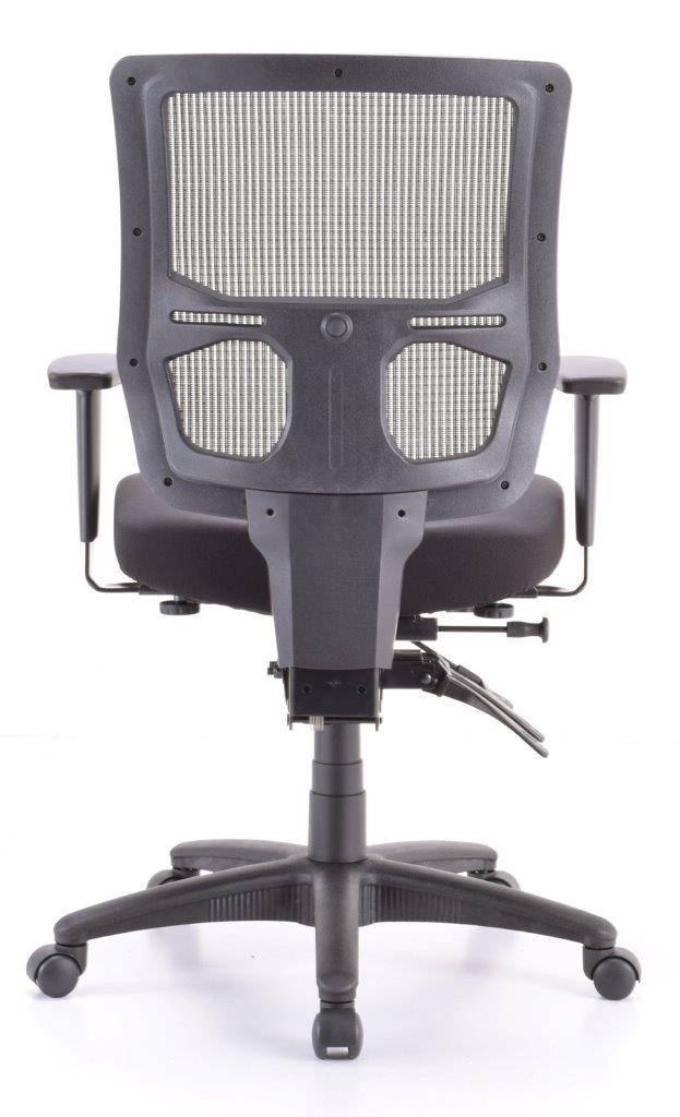 26.4" x 24.8" x 37.4" Black Mesh / Fabric Chair - AFS