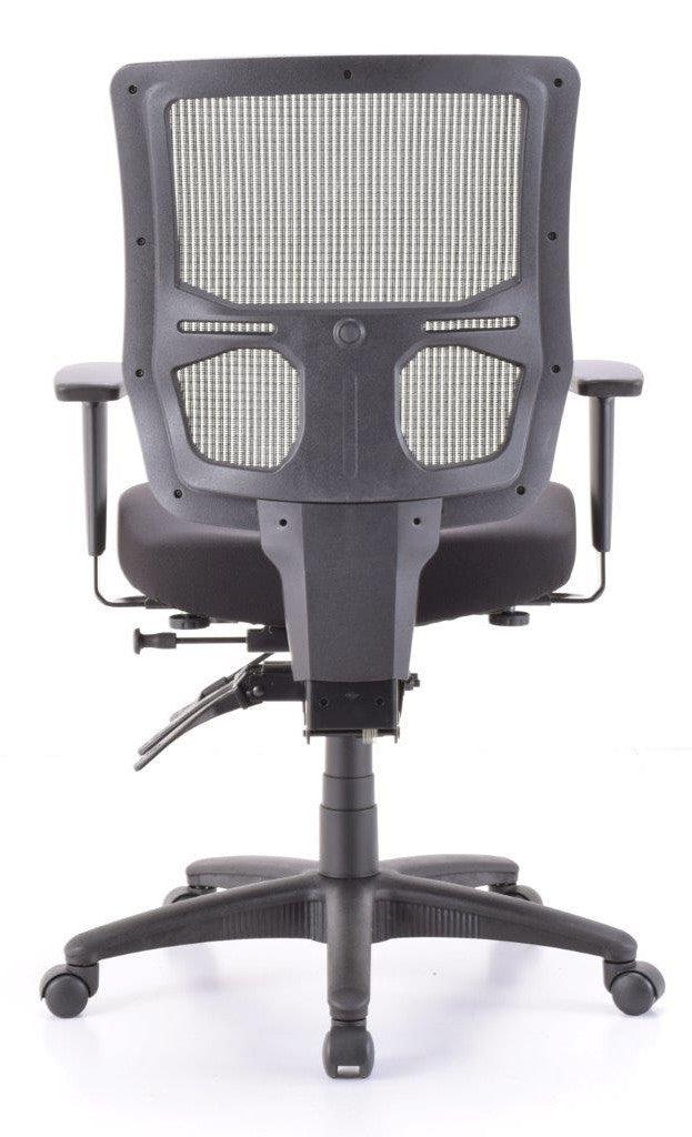26.4" x 24.8" x 37.4" Black Mesh / Fabric Chair - AFS