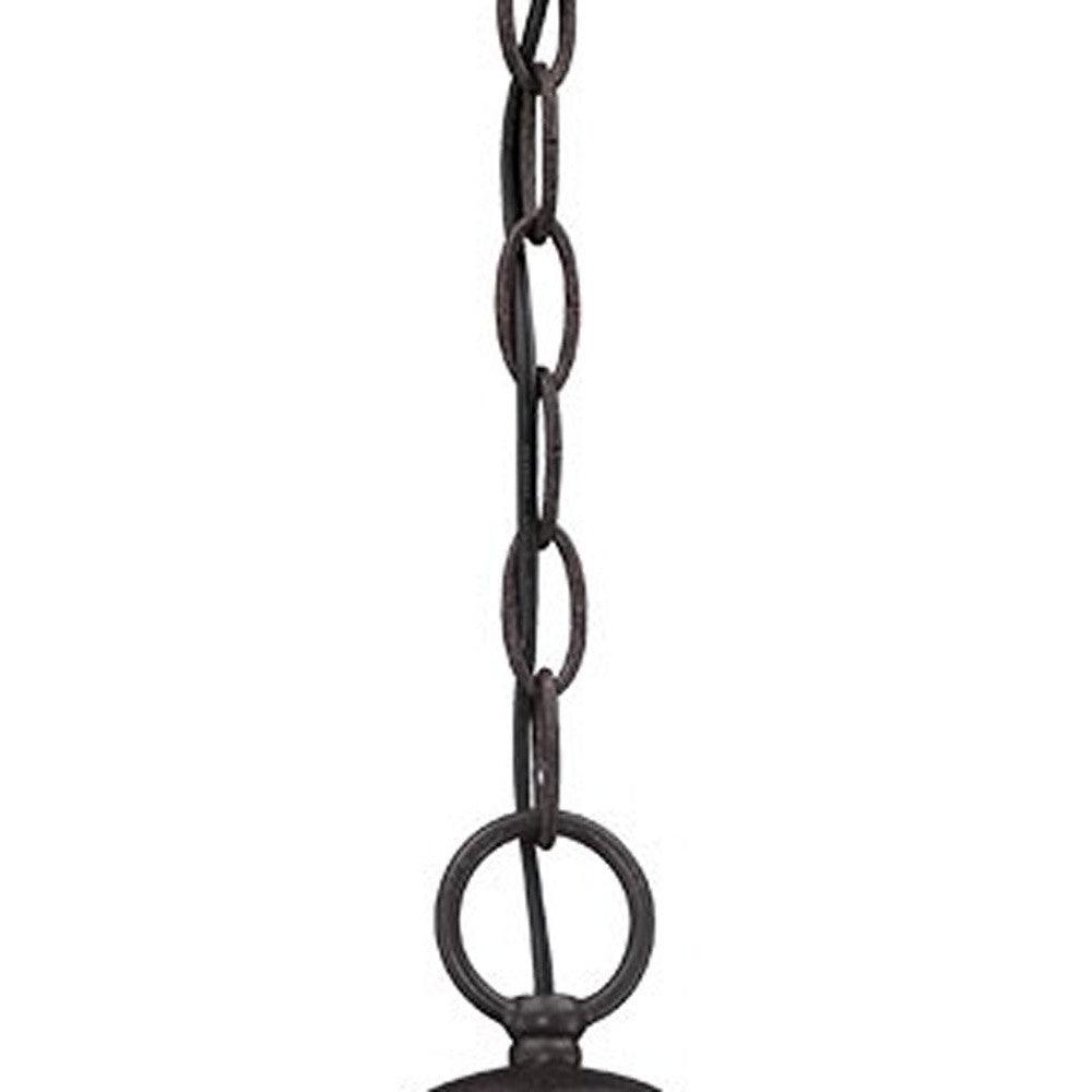 Black Cast Aluminum Hanging Pendant Light - AFS