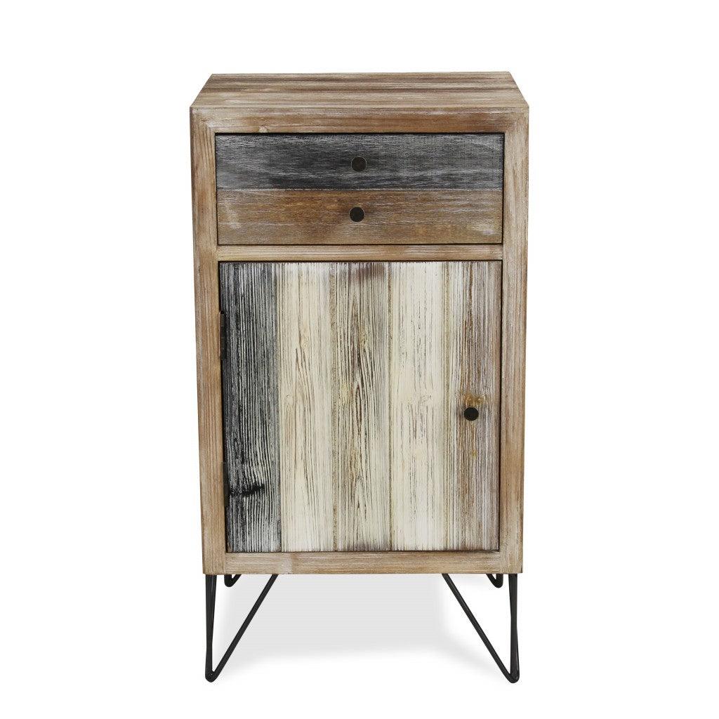 Modern Urban Rustic End or Side Table - AFS