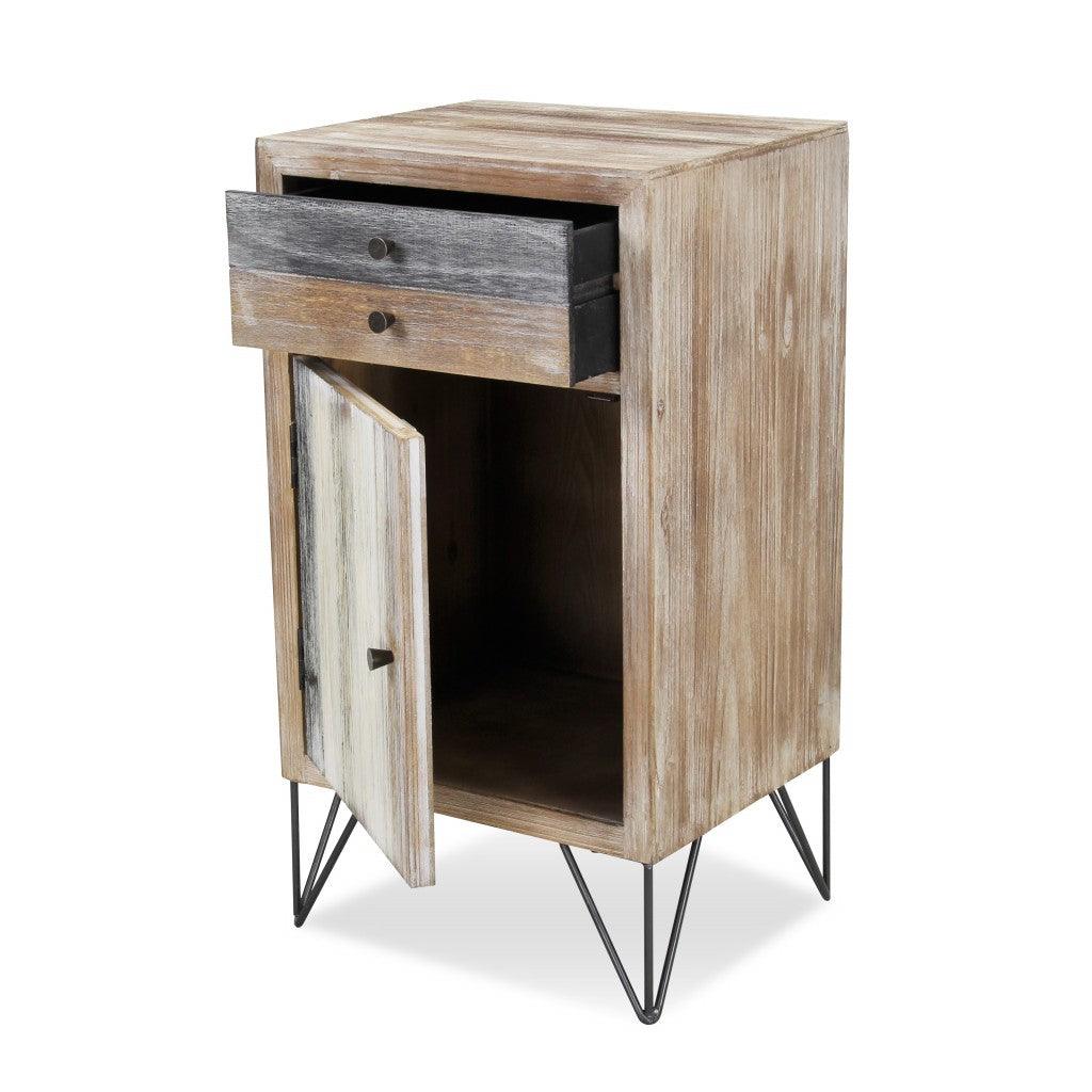 Modern Urban Rustic End or Side Table - AFS