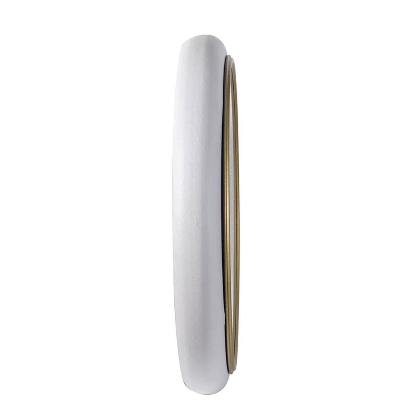 White and Gold Gears Minimal Wall Clock - AFS
