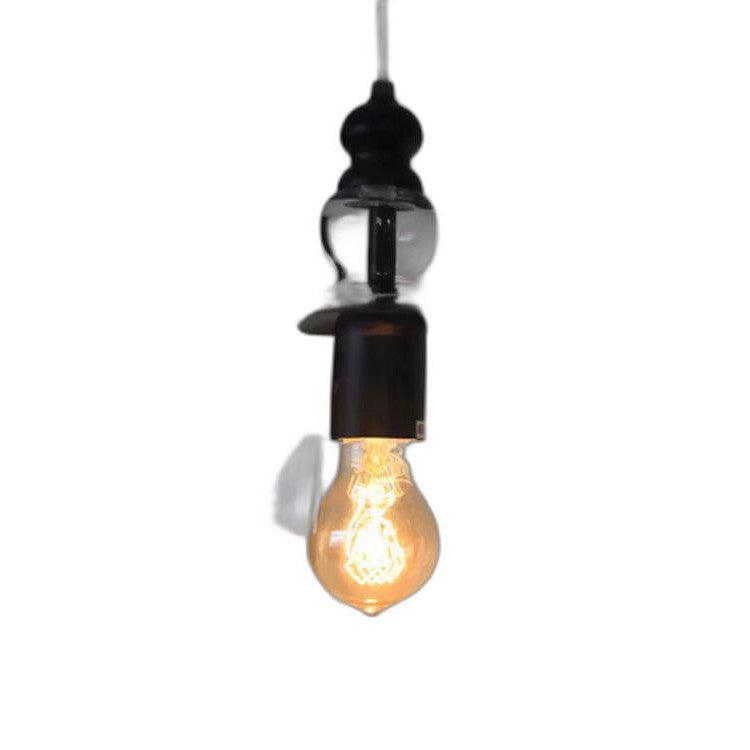 Liana 1-light Adjustable Cord 8-inch Clear Glass Edison Pendant with Bulb - AFS