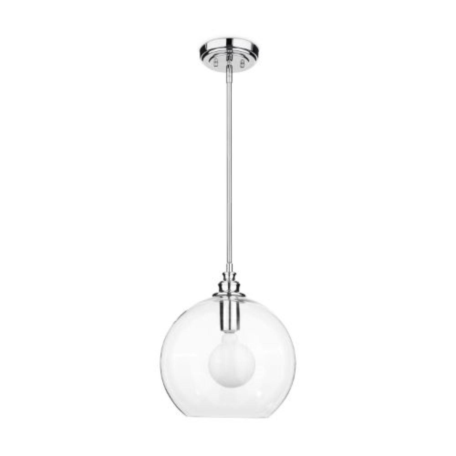 Latoya 1-light Clear Glass 8-inch Edison Pendant with Bulb - AFS