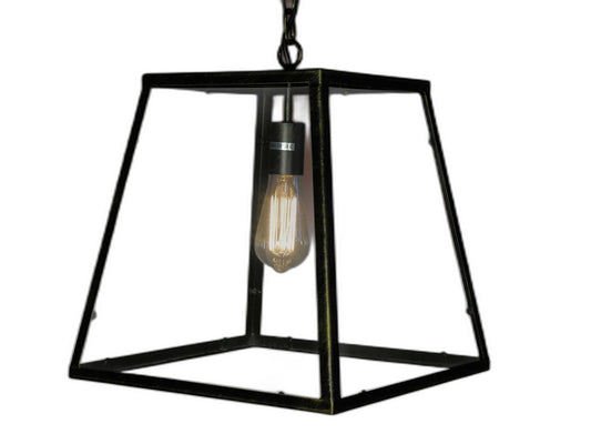 Lucy 1-light Black Edison Lamp with Bulb - AFS