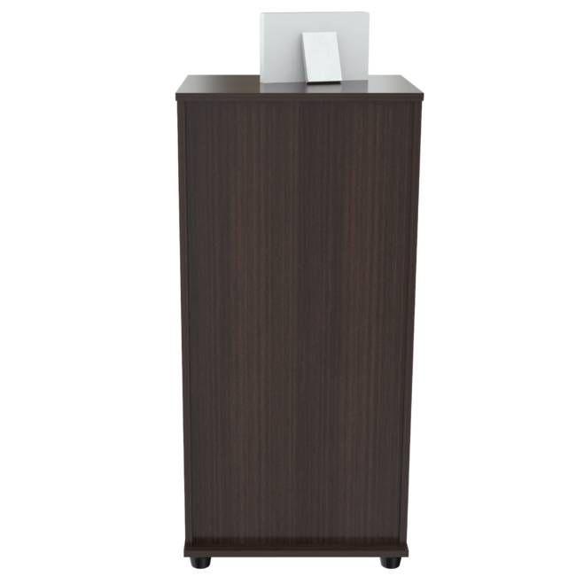 Espresso Wood Three Drawer filing Cabinet - AFS