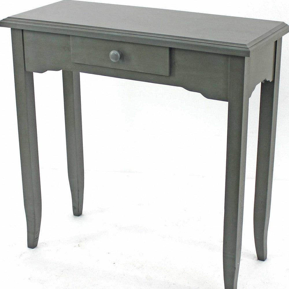 12 x 30 x 30 Gray 1 Drawer Minimalist - Console Table - AFS