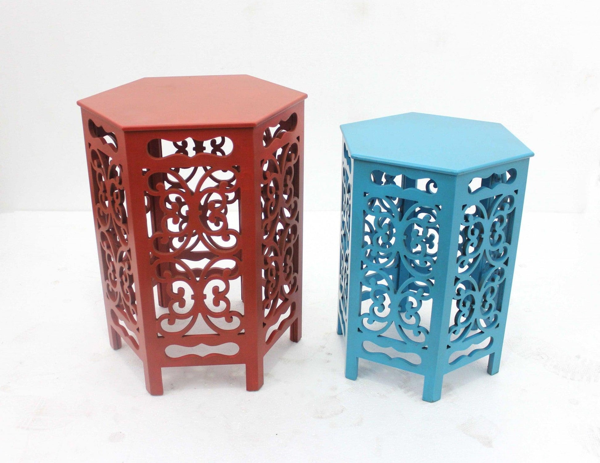 Multi-Color Traditional Style Tea Table Set - AFS