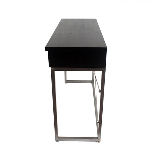 16 x 45 x 32 Charcoal 3 Drawer Console Table - AFS