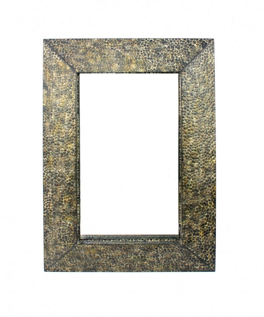 34 x 48 x 4 Bronze Gravel-Like Mosaic Frame - Dressing Mirror - AFS