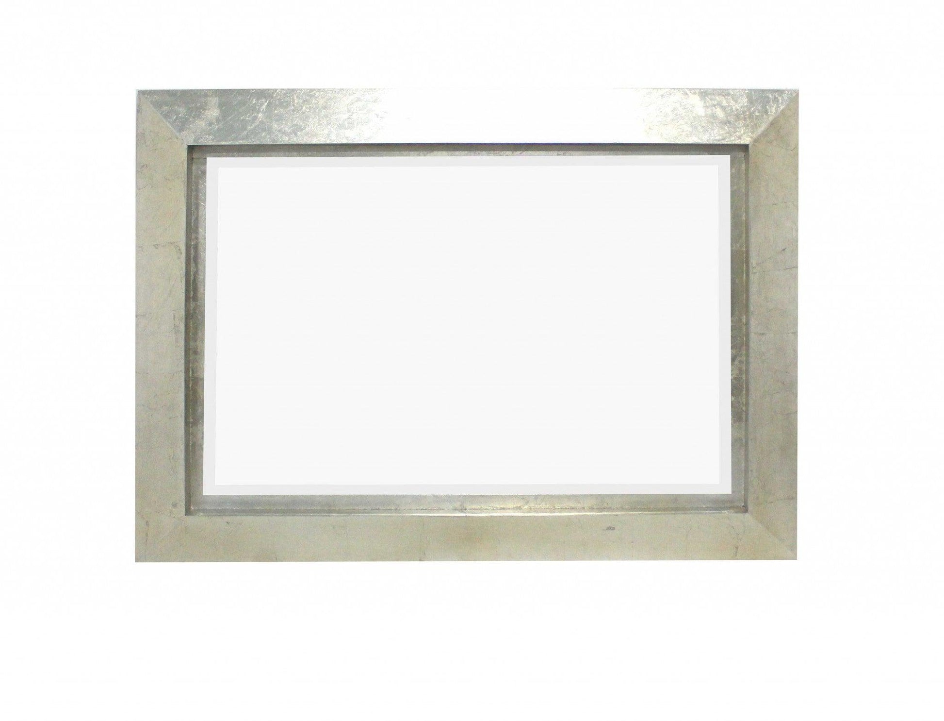 34 x 46 x 2.25 Silver Rectangular Cosmetic Mirror - AFS