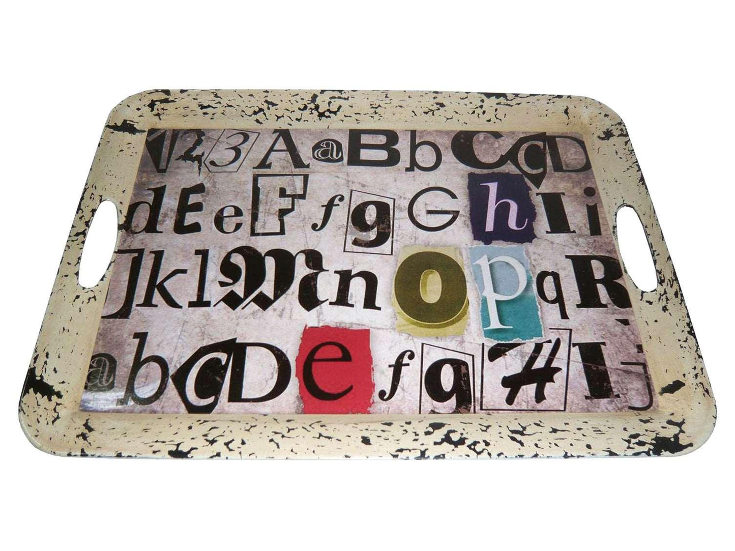 1 x 20 x 15 Multi Color Metal  Inspiration Tray