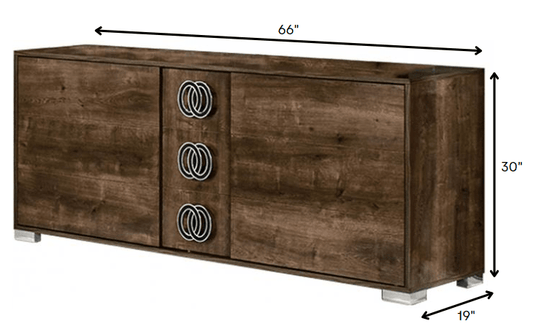 Modern Rustic Italian 3 Drawer Dresser - AFS