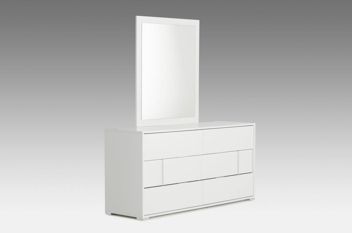 30" White MDF Dresser - AFS