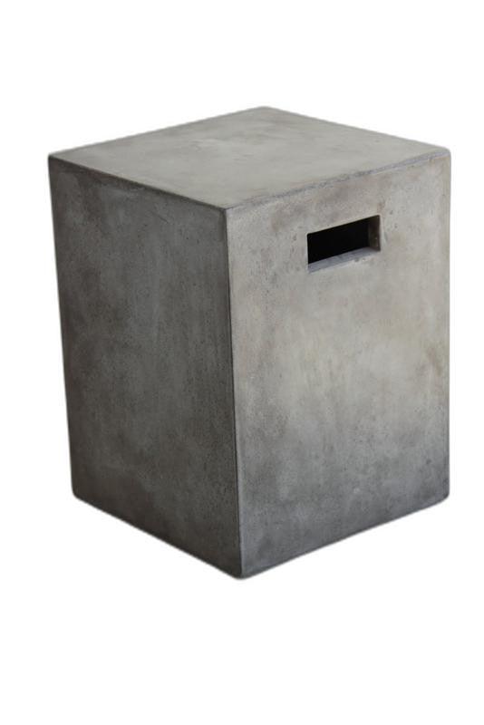 18" Concrete Dining Stool - AFS