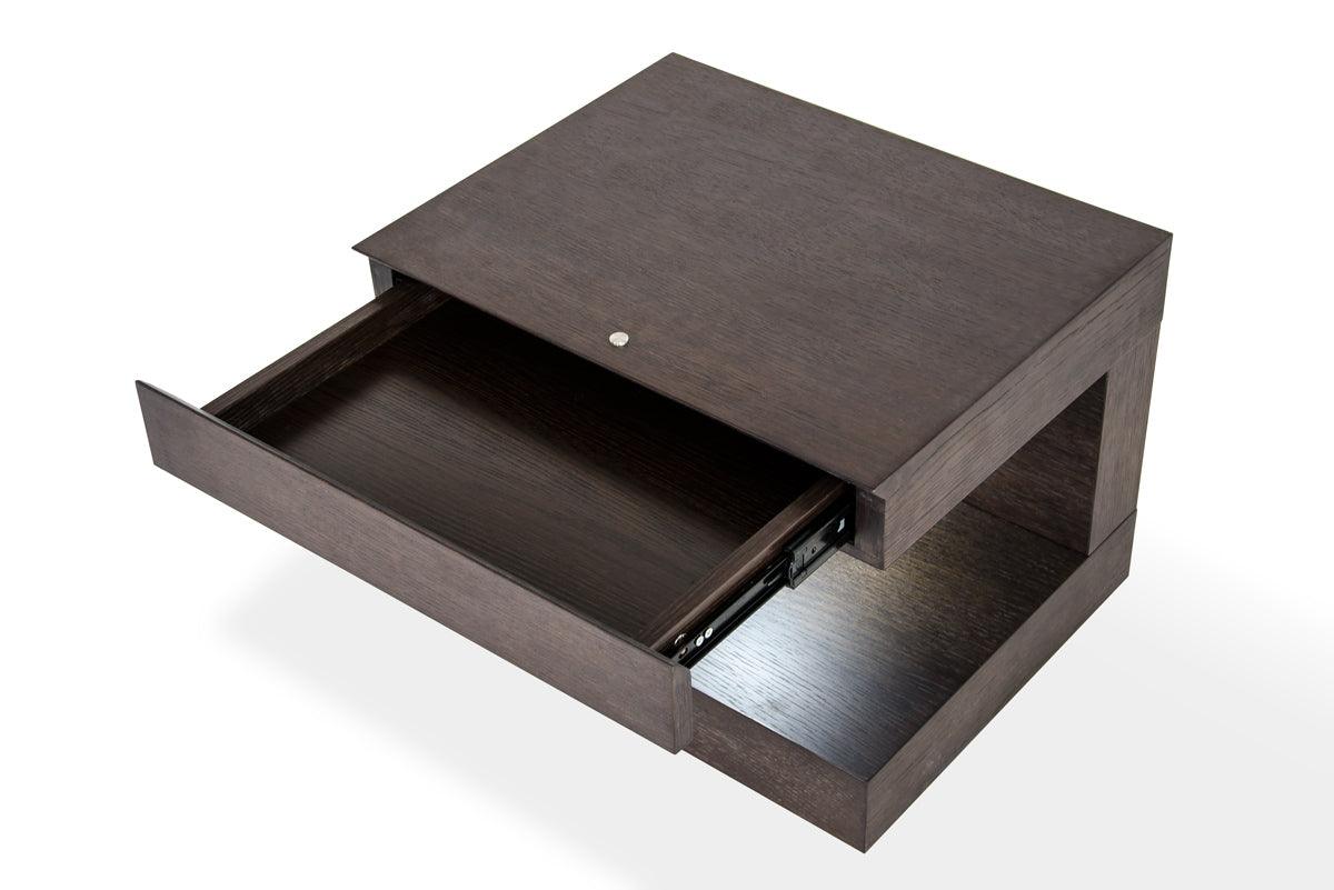 16" Brown Oak Veneer Nightstand - AFS