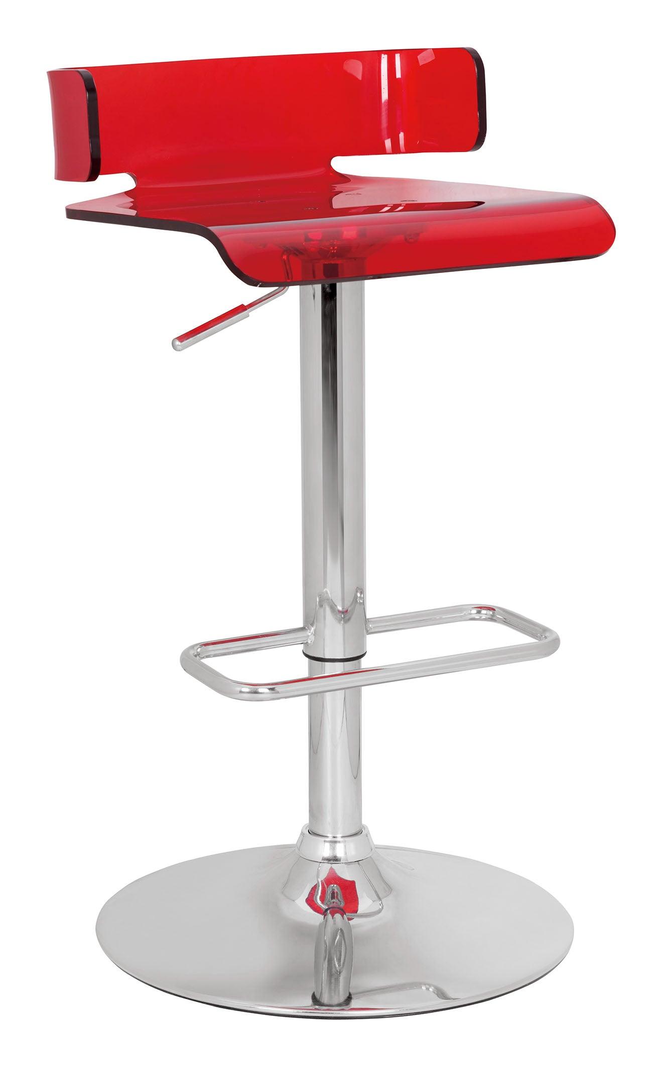 Chrome Swivel Adjustable Bar Stool - AFS