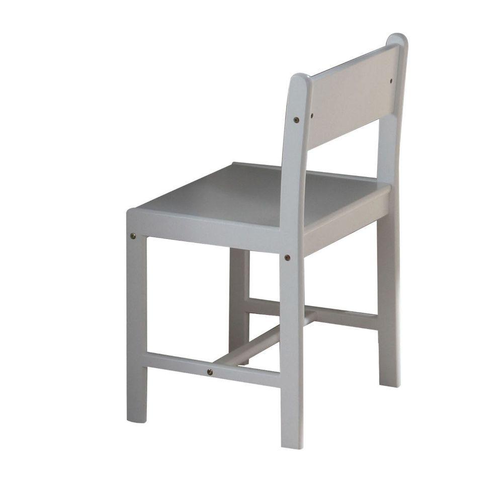 Traditional White Wooden Chair - AFS