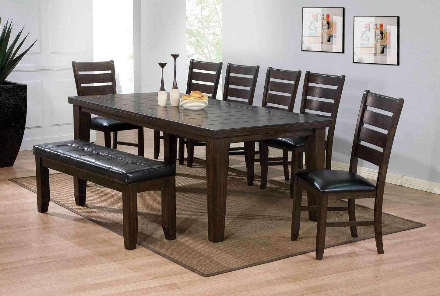 42" X 48-66" Espresso Dining Table - AFS