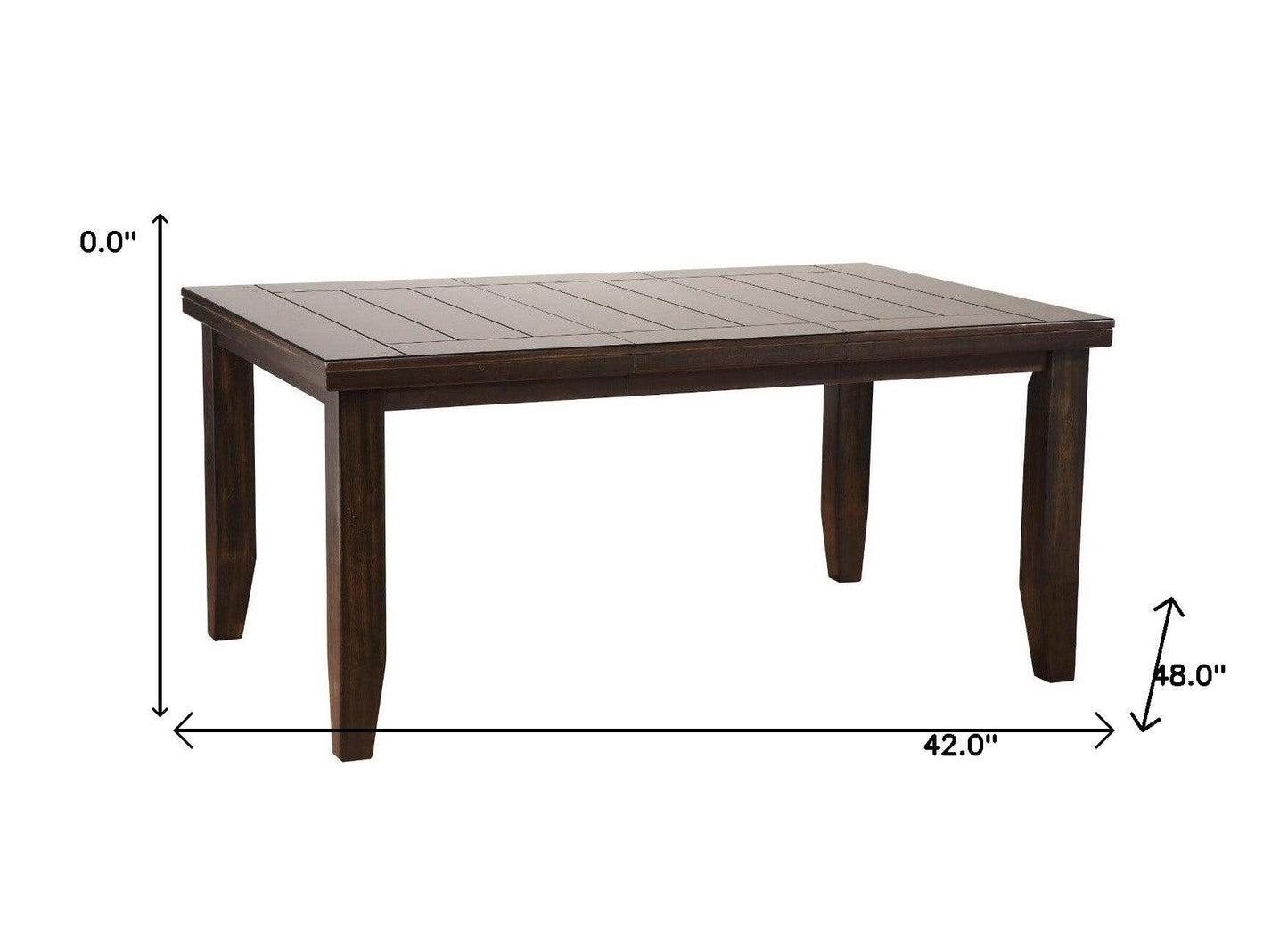 42" X 48-66" Espresso Dining Table - AFS