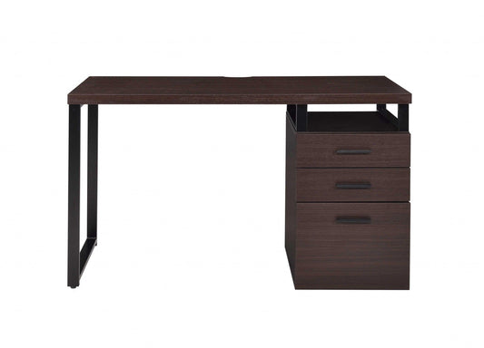 47" X 22" X 28" Gray Oak Pvc Desk - AFS