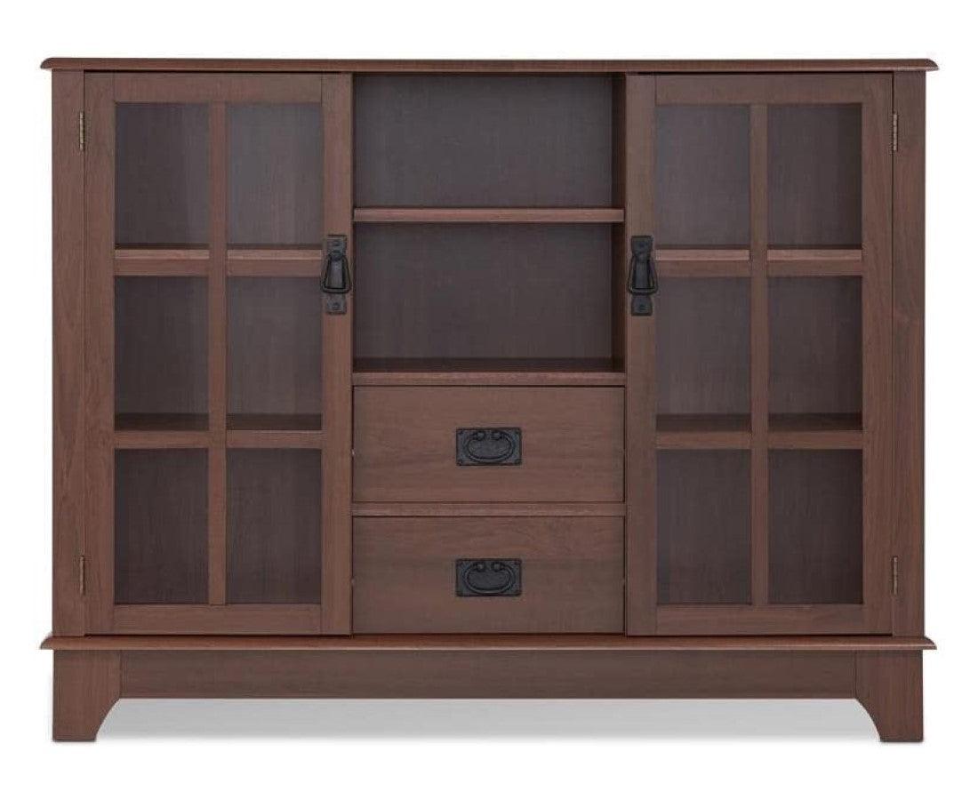 42" X 12" X 32" Walnut Mdf Cabinet - AFS