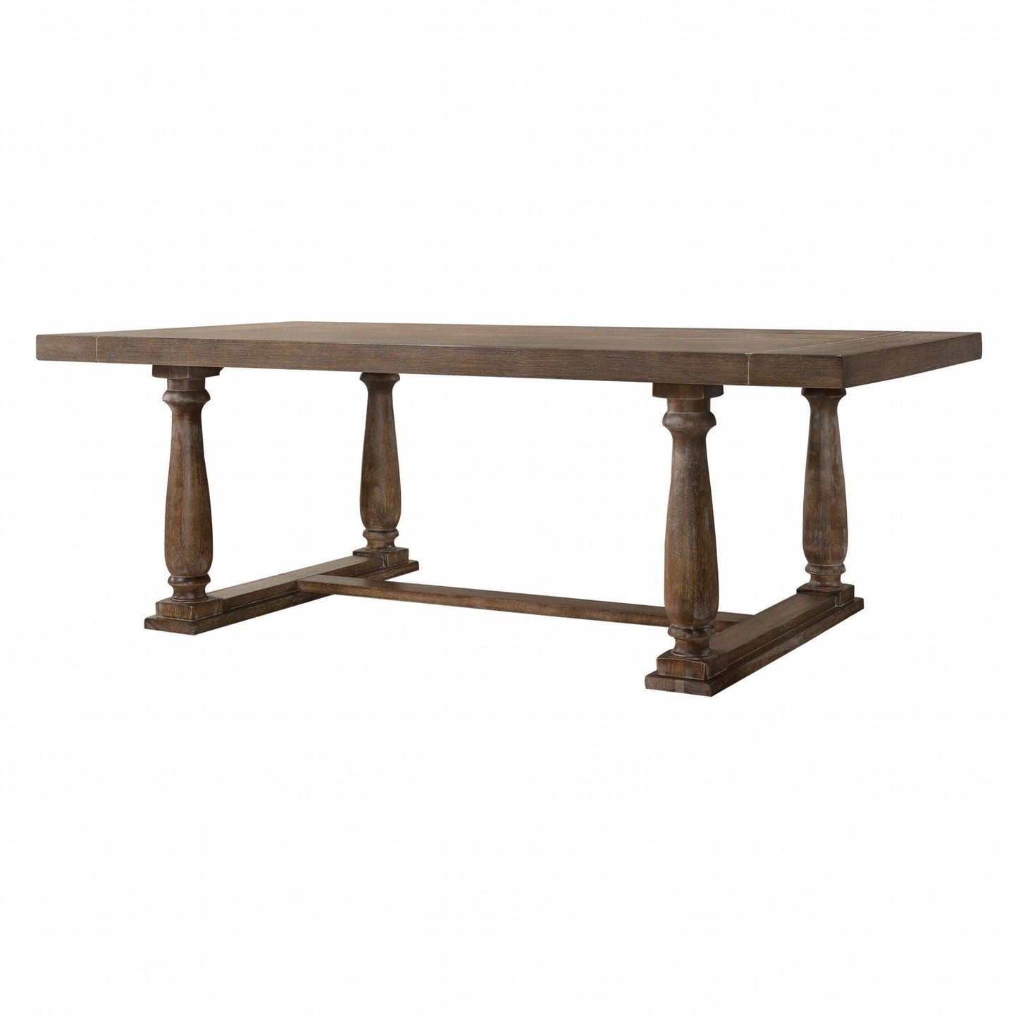 88" X 40" X 30" Weathered Gray Dining Table - AFS