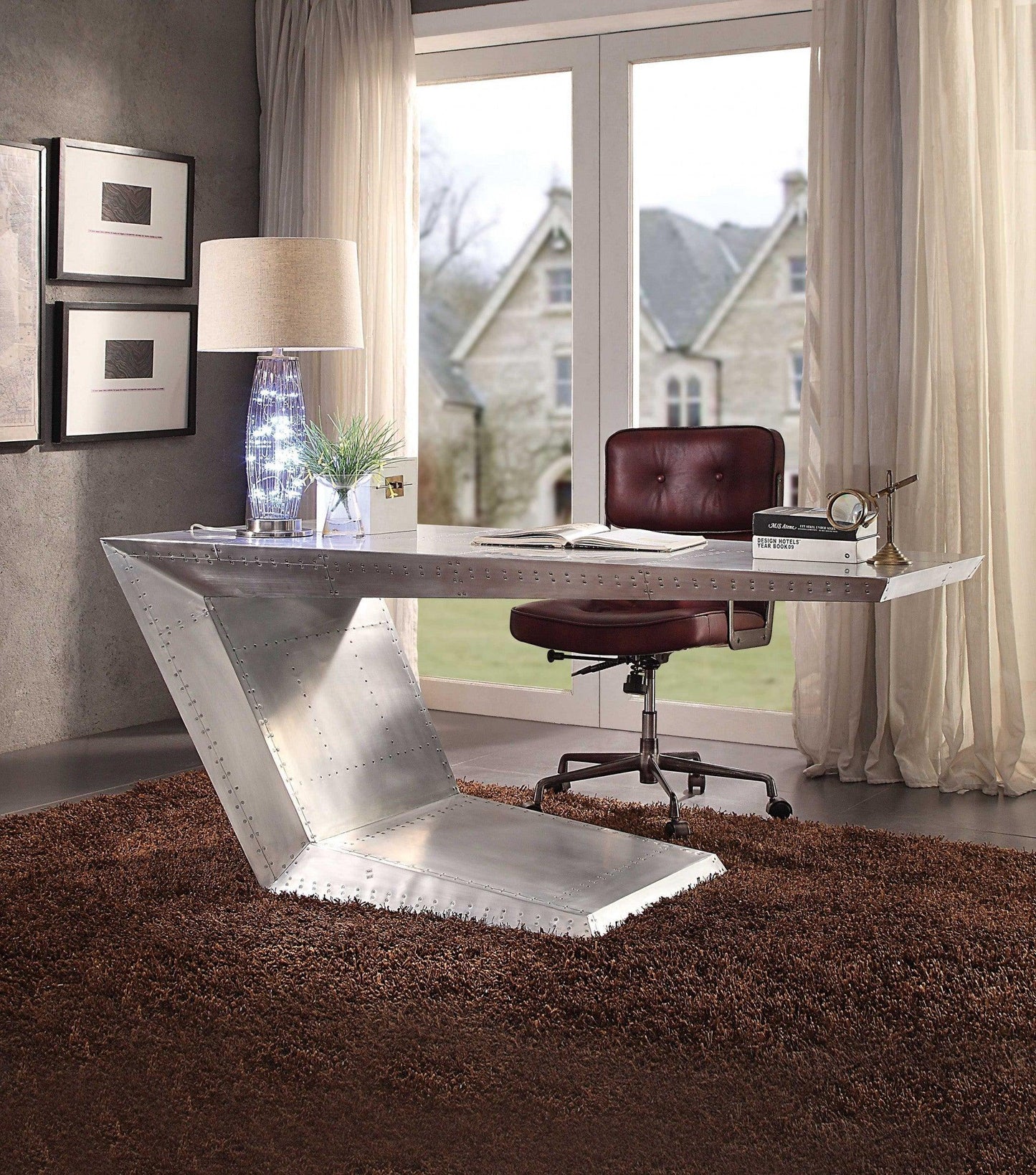 71" X 32" X 31" Aluminum Desk - AFS