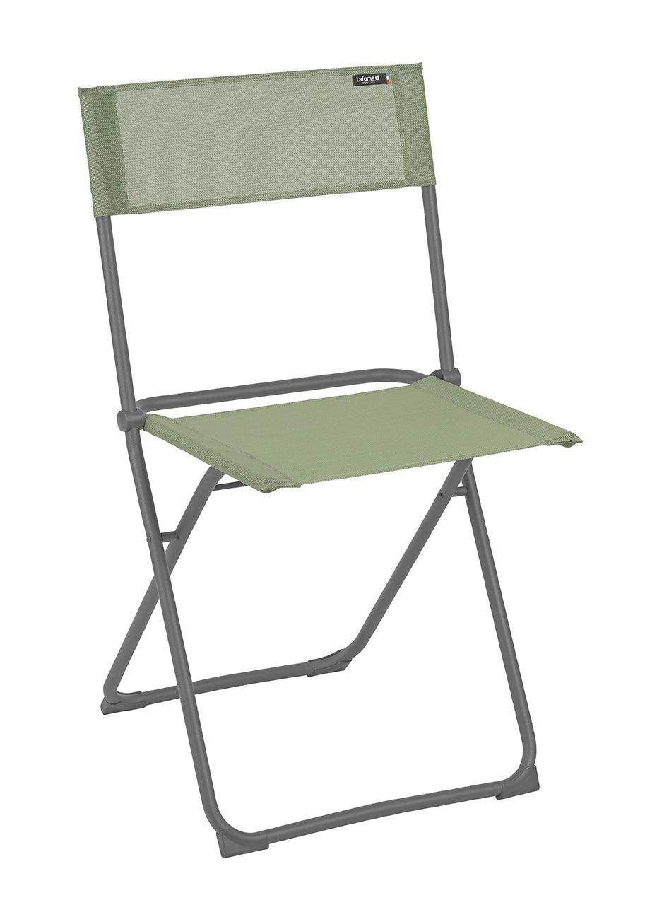 Set of 2 Stone Taupe Outdoor Folding Dining Chairs - AFS