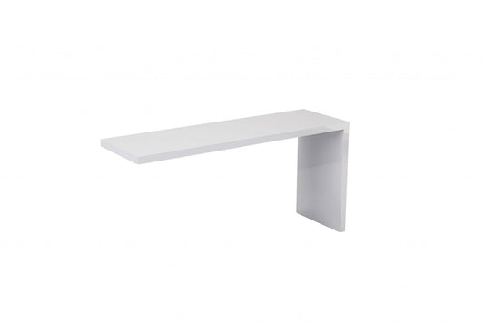 White High Gloss Dresser Extension Piece - AFS