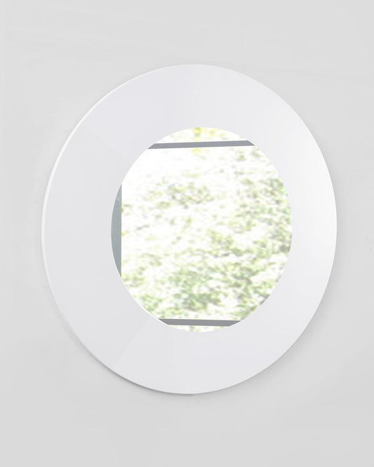 Mirror In High Gloss White Lacquer - AFS