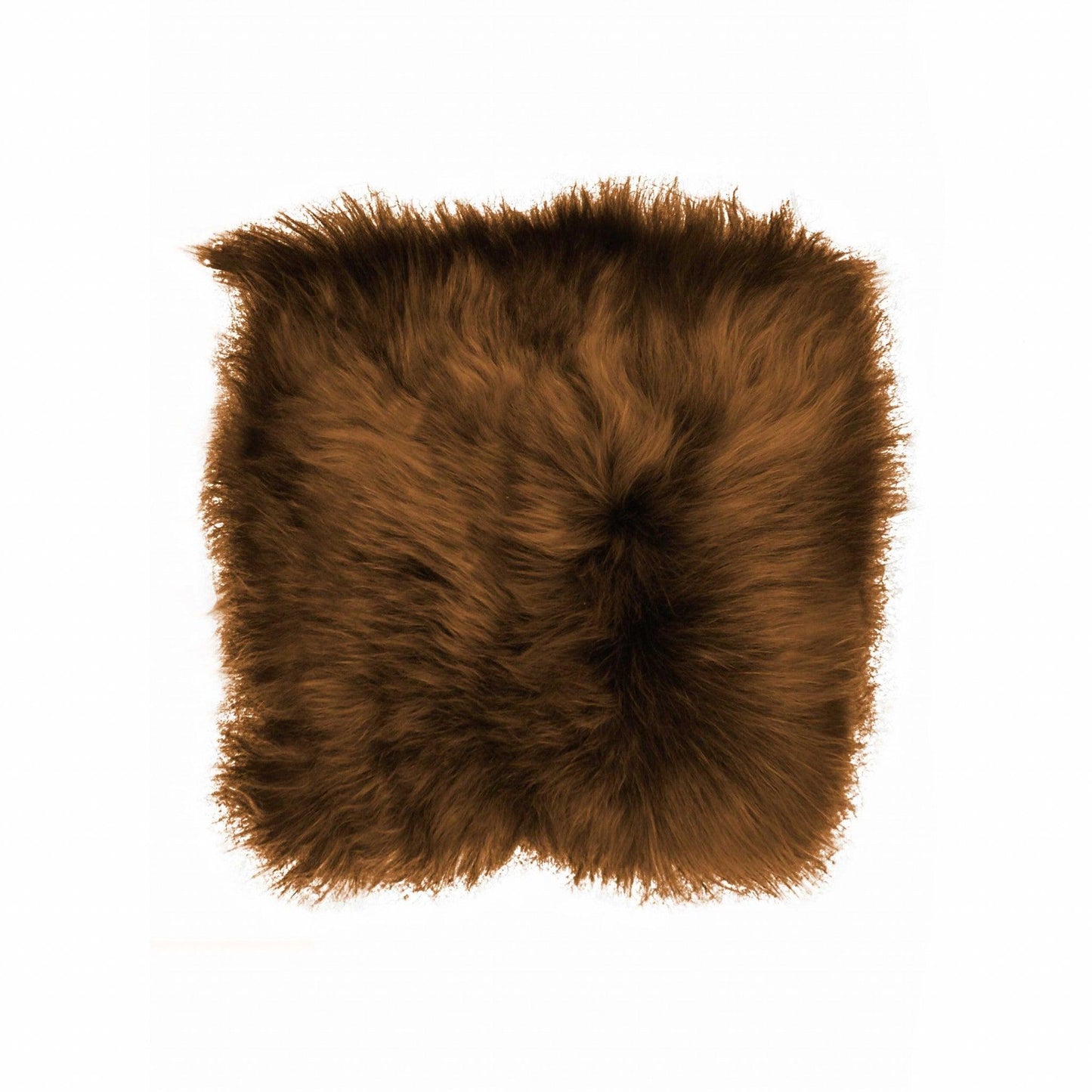 Natural Sheepskin White Square Super Soft Chair Pad - AFS