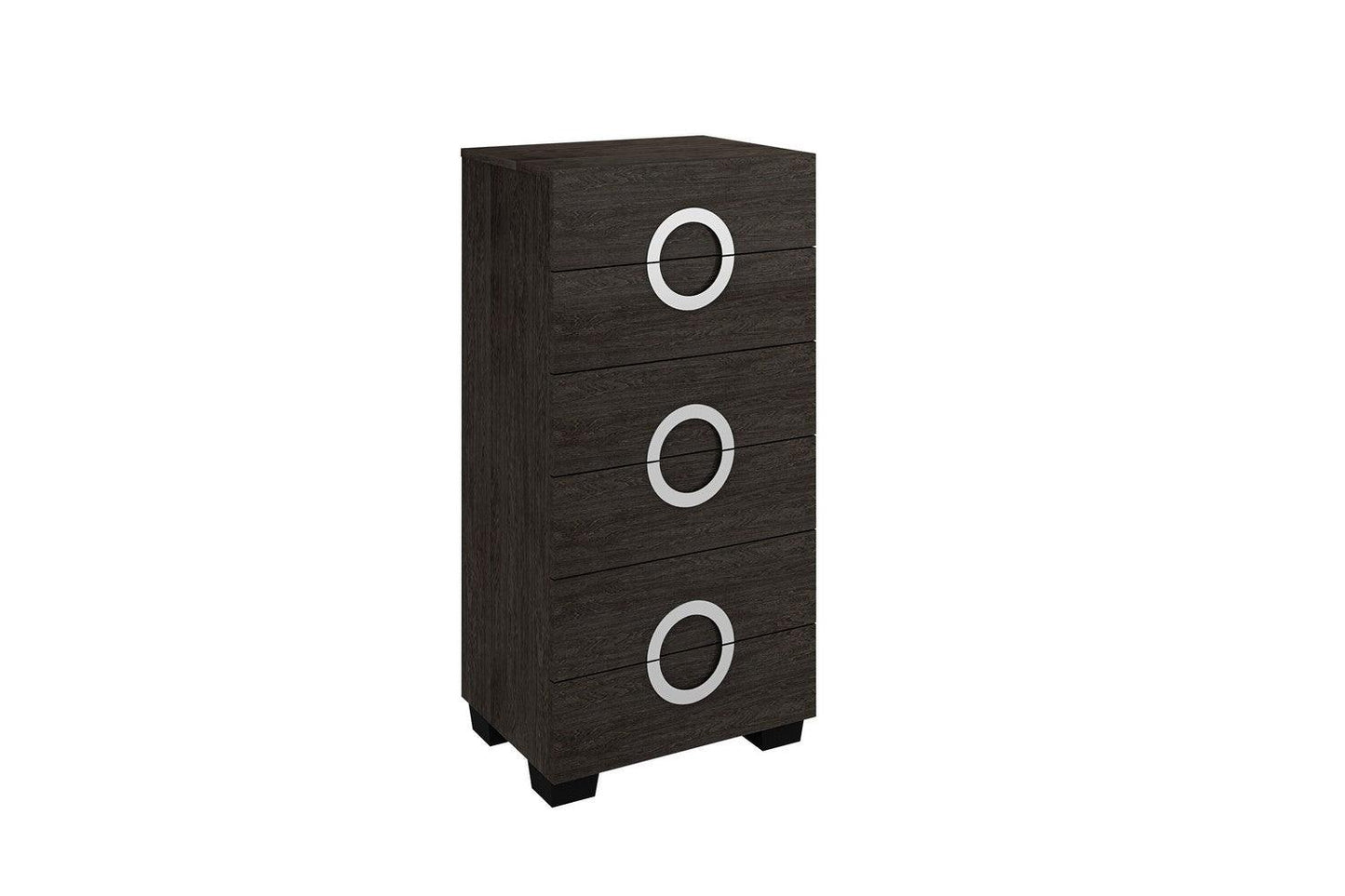 18" Refined Grey High Gloss Nightstand - AFS