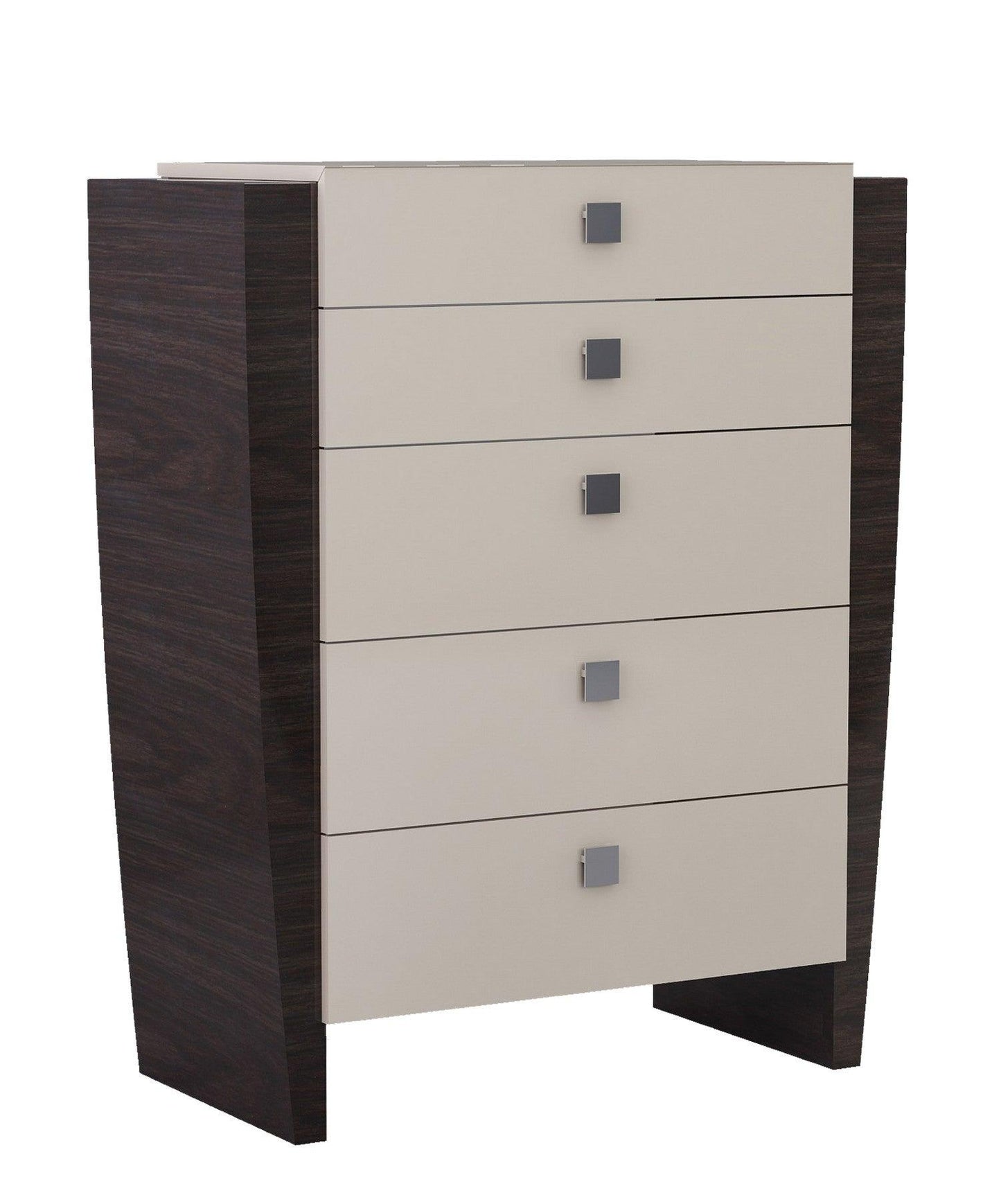 22" Refined Beige High Gloss Nightstand - AFS