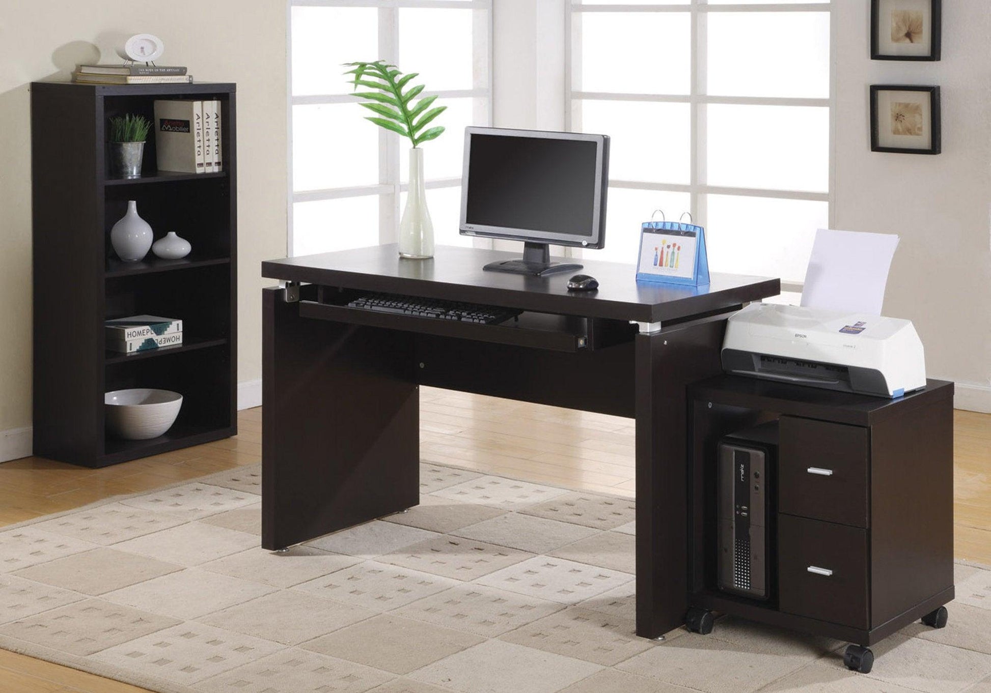 30.75" Particle Board Computer Desk - AFS