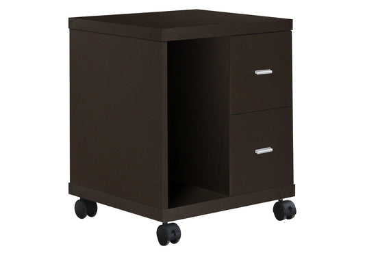 Office Cabinet Cappucino with 2 Drawer on Castors - AFS