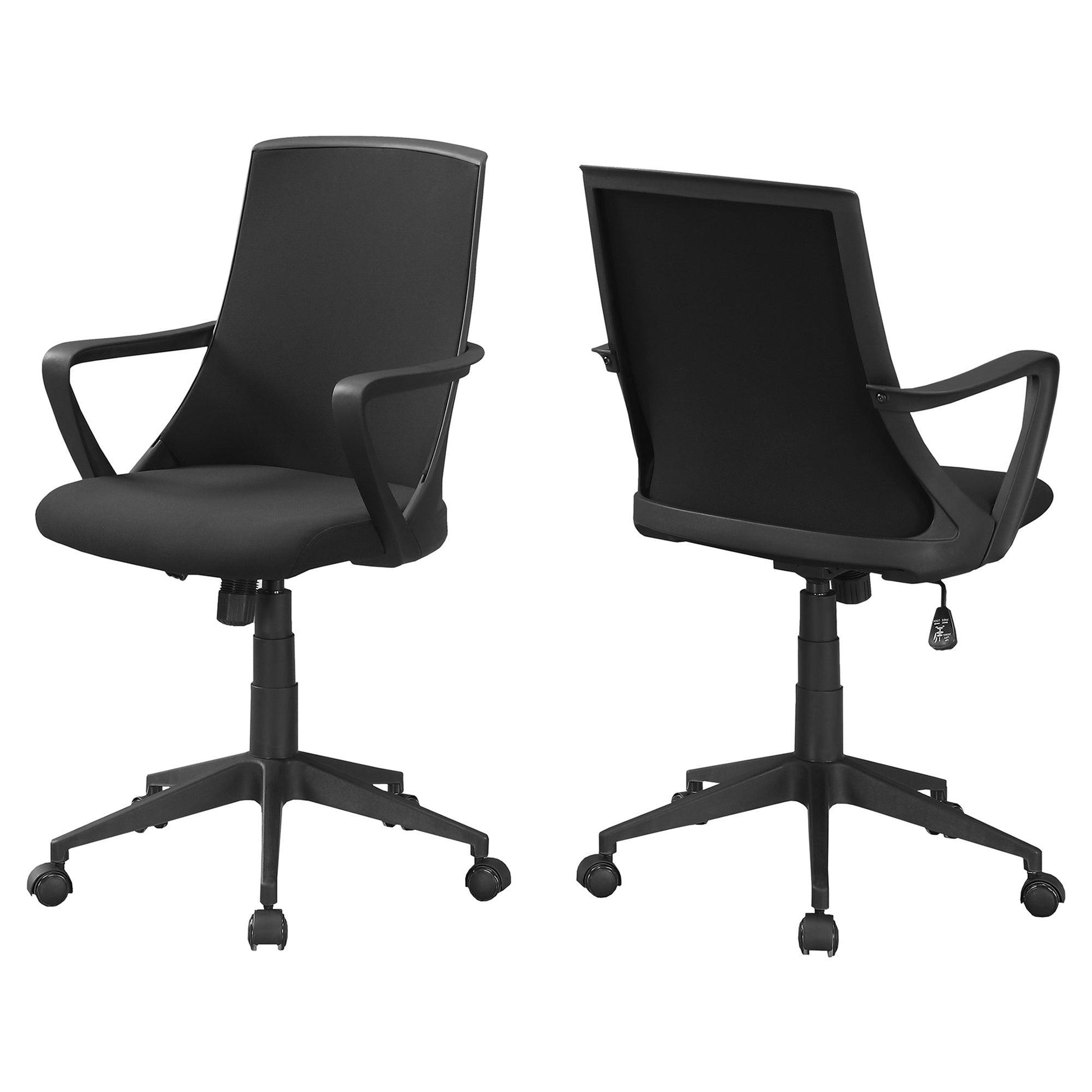 24" x 22.5" x 78" Black Foam Mdf Metal Multi Position Office Chair - AFS