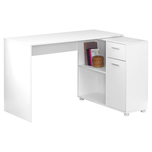 29.5" Particle Board and Laminate Computer Desk with a Storage Cabinet - AFS