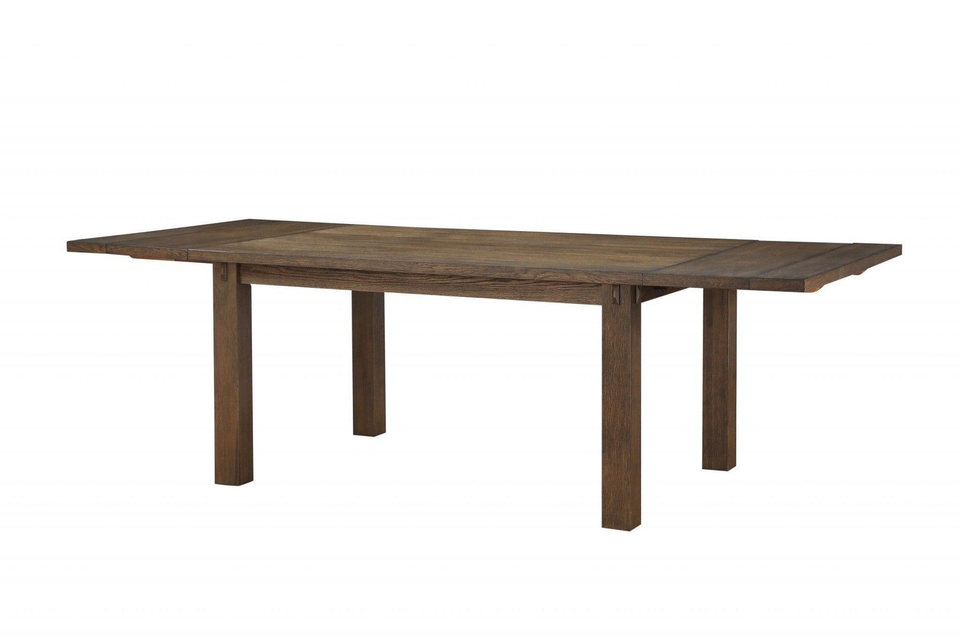 42" X 96" X 30" Dark Oak Wood Dining Table - AFS