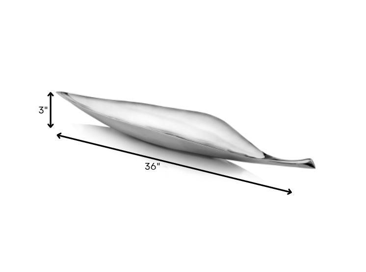 7.5" x 36" x 3" Buffed Tip Long Leaf Tray - AFS