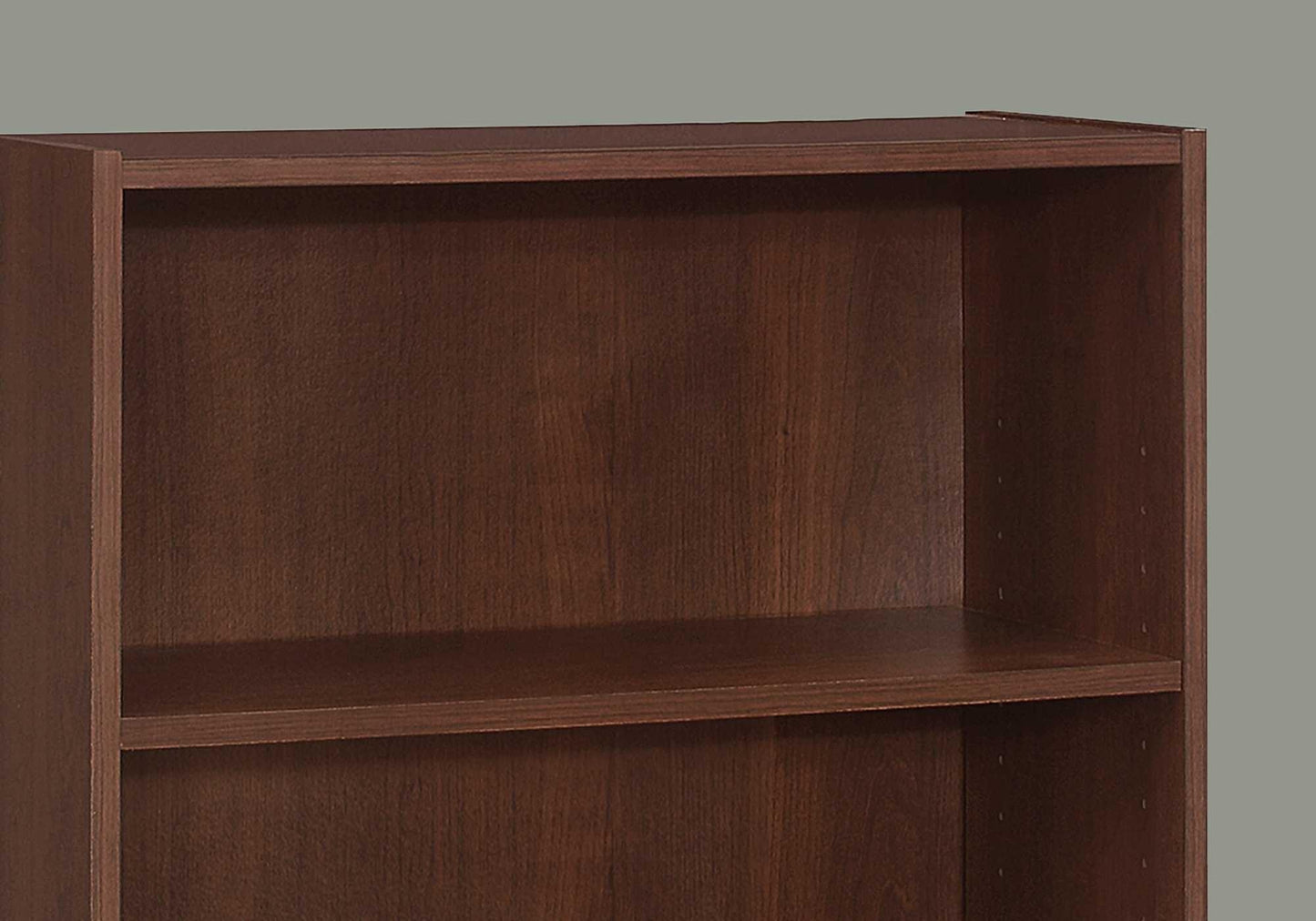 11.75" x 24.75" x 35.5" Cherry 3 Shelves Bookcase - AFS