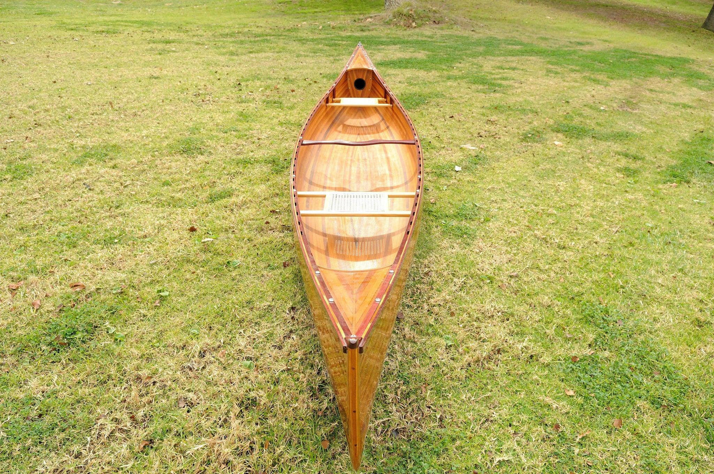 31.5" x 187.5" x 24" Wooden Canoe - AFS