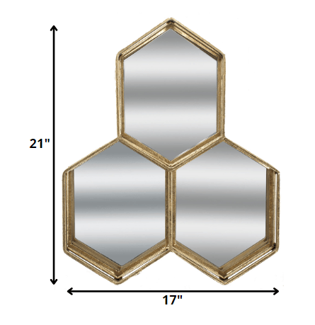 17" X 21" X 4" Tri Mirror - AFS