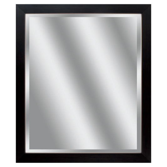 22" X 26" Woodtoned Frame Beveled Mirror - AFS