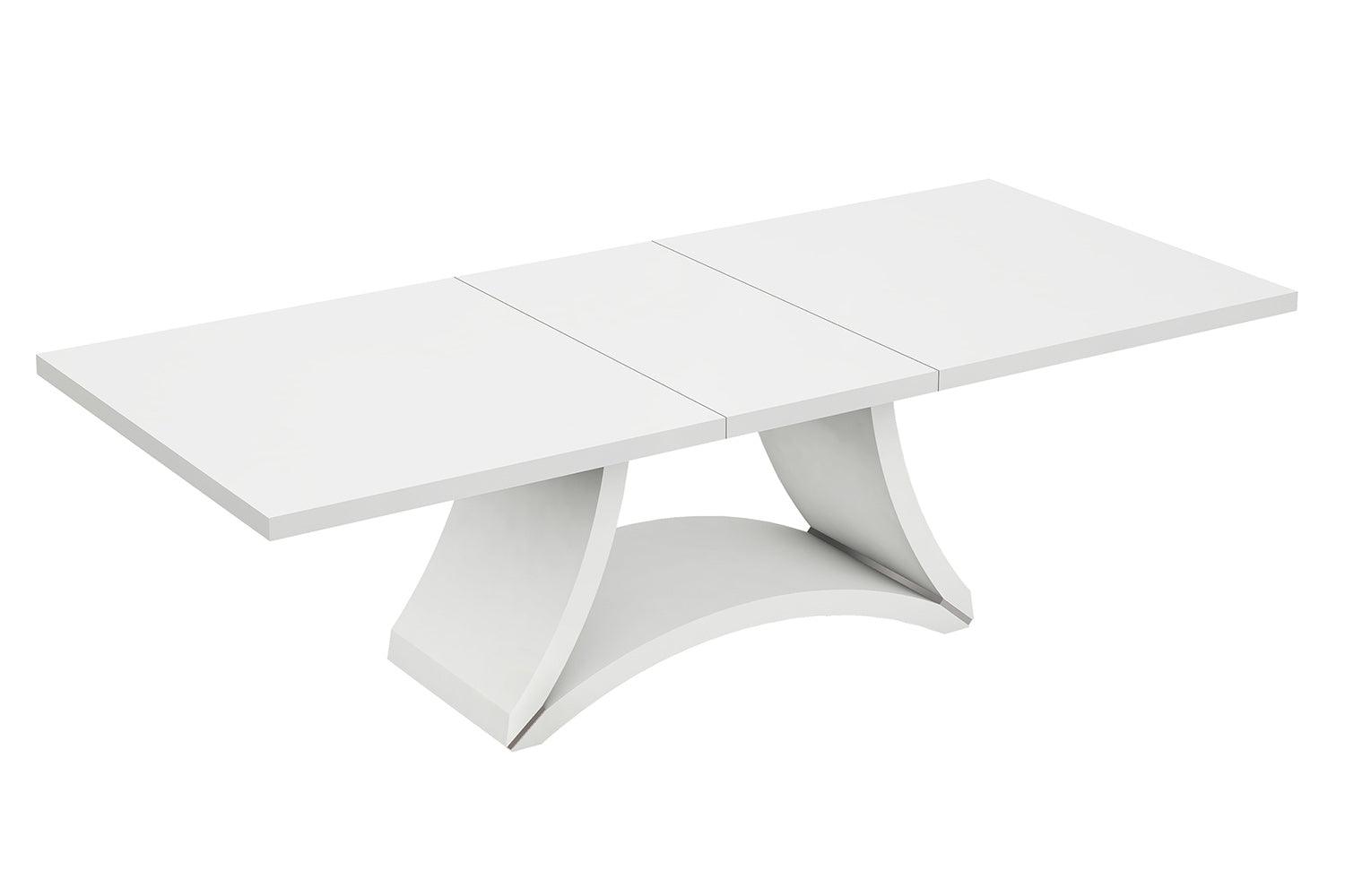 Modern White High Gloss Finish Dining Table - AFS