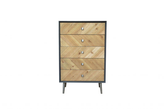 16.75 x 25.5 x 41 Gray Wood Cabinet - AFS